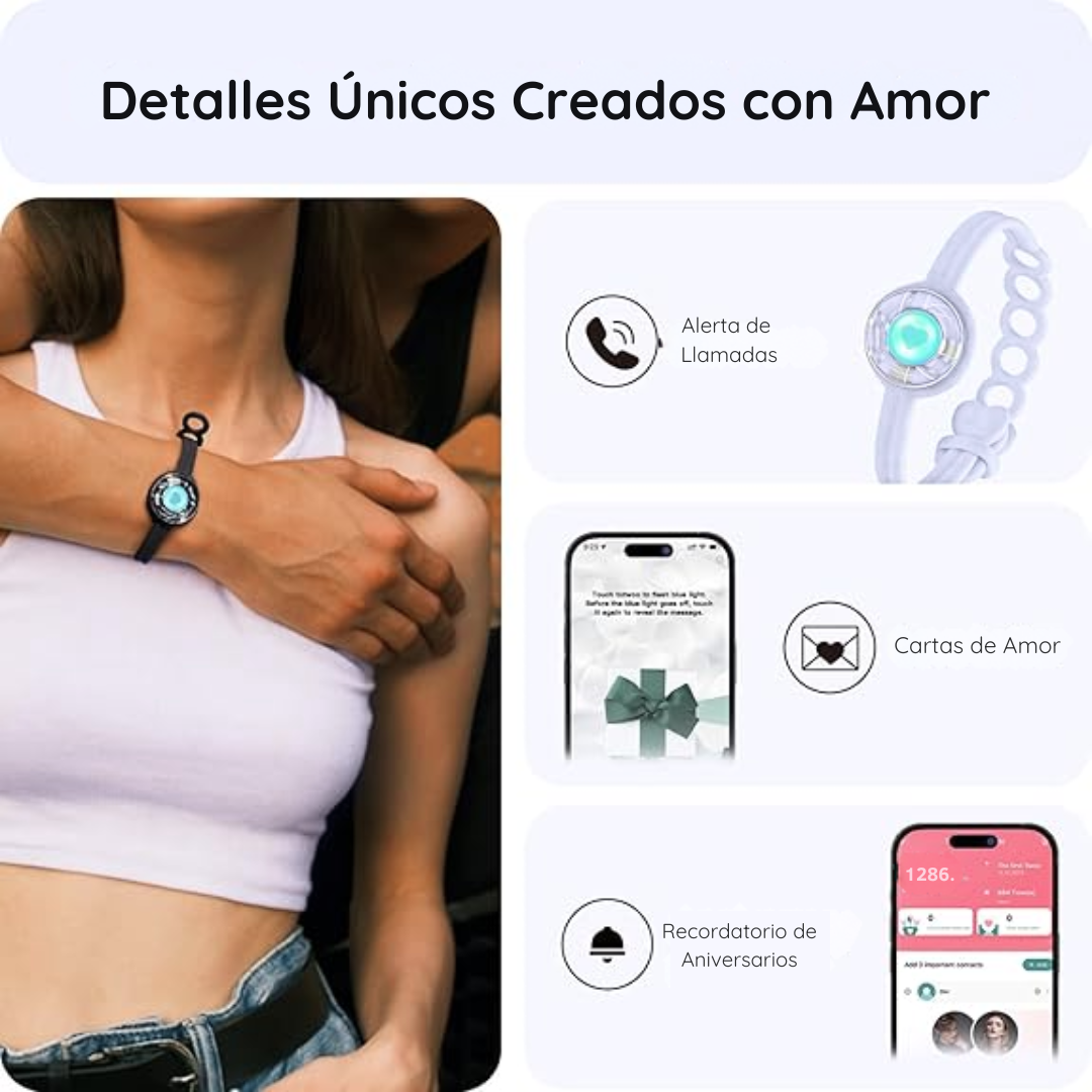 DistanceHeart™ - Pulsera para Parejas Siempre Unidas💞